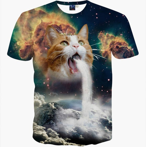New Fashion Space/Galaxy men brand t-shirt