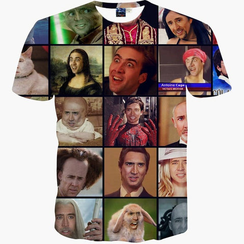 New Fashion Space/Galaxy men brand t-shirt