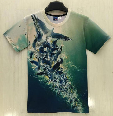 New 3d t-shirt men/boy brand t shirt