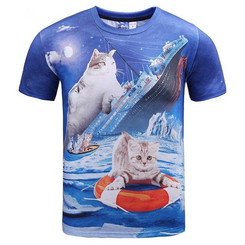 Impression style men/women 3d T-shirt