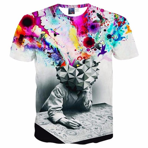 Impression style men/women 3d T-shirt