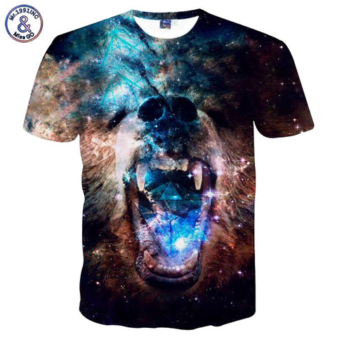 Fashion Space Galaxy T-shirt Men/Women 3d Tshirt Print Diamonds