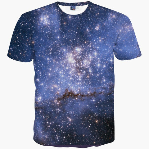 Space galaxy t-shirt for men/women 3d t-shirt funny print